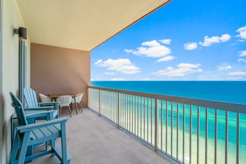 Tall Adirondack chairs that are perfect sunset viewing