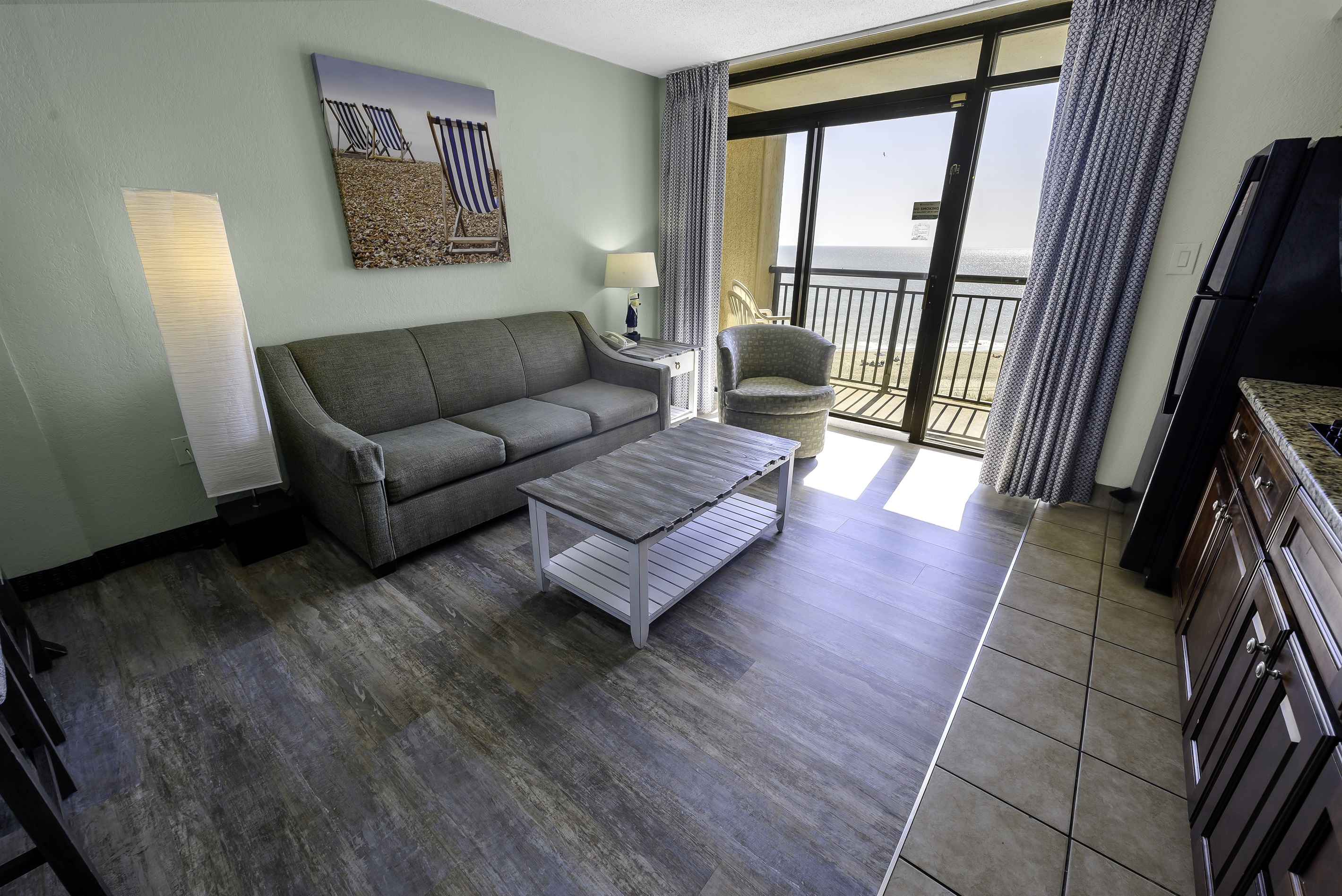 Large Living Area with Views of the Ocean, Beautifully Decorated