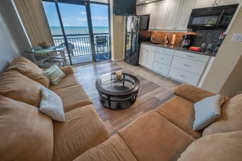 Large Couch and Living Room to Enjoy Views of the Ocean, Beautifully Decorated