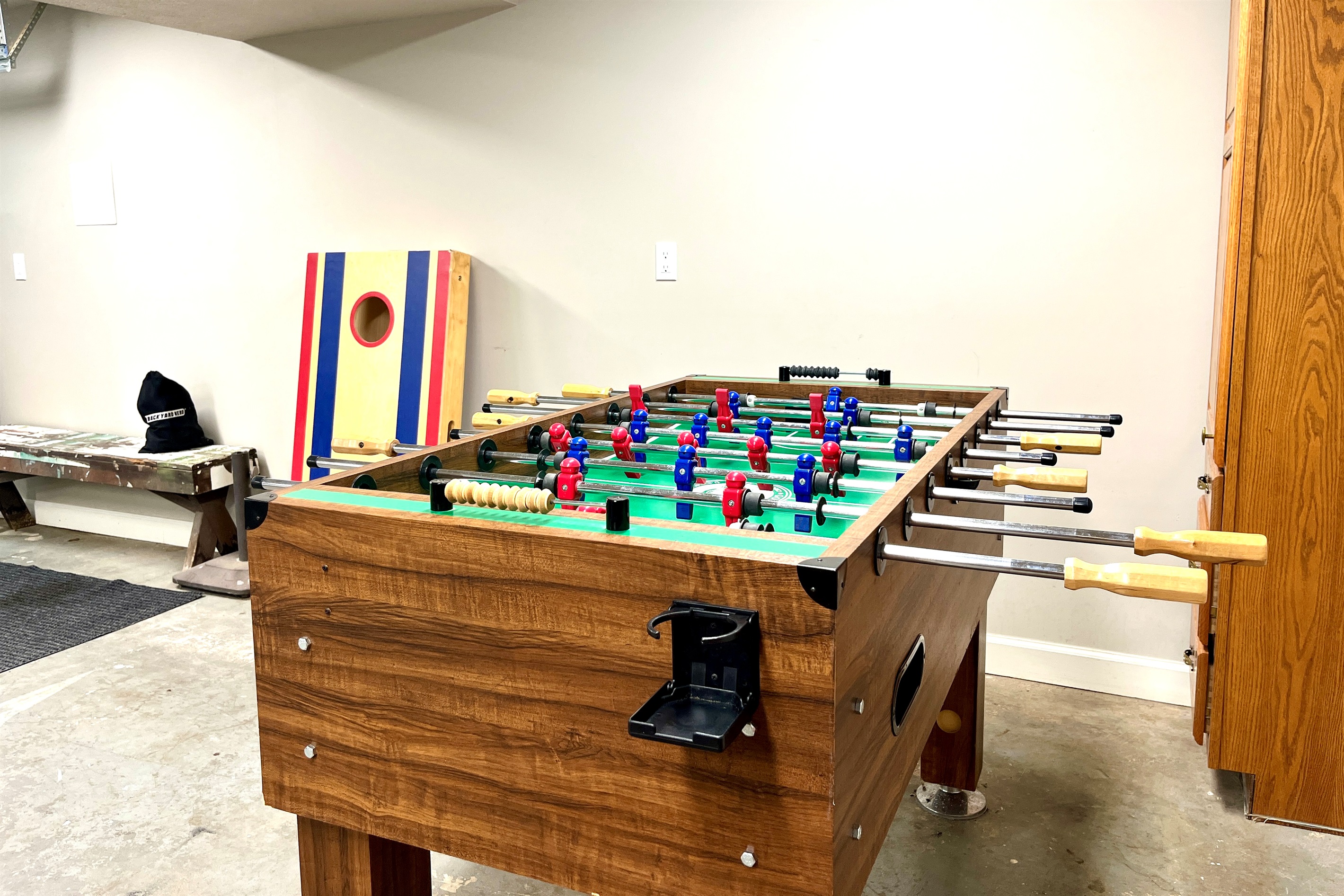 Temperature controlled garage/game room