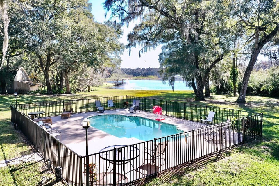Pool overlooking the Lake
