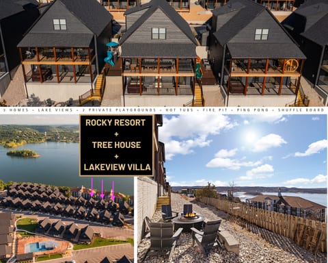 Photo collage of Rocky Resort + Tree House + Lakeview Villa