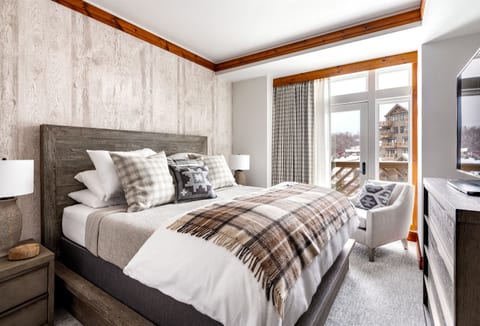 Steps Away - 2 BR Lodge at Spruce Peak - Great for Families