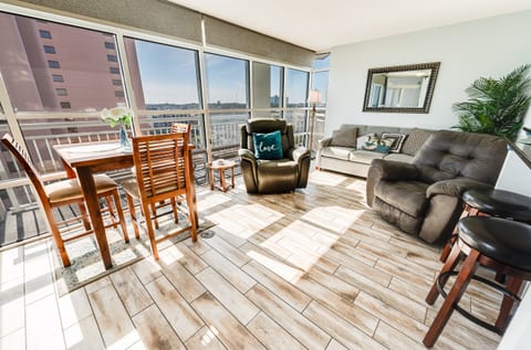 Large Living Area with Views of the Ocean, Beautifully Decorated