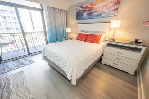 Bed in Living Area