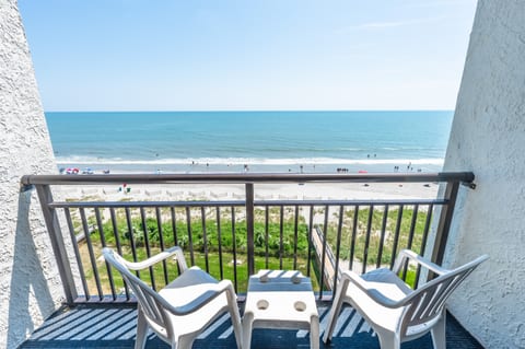 Large Balcony with Direct Oceanfront Views