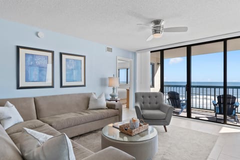 Direct Oceanfront Views from Large Living Room Area