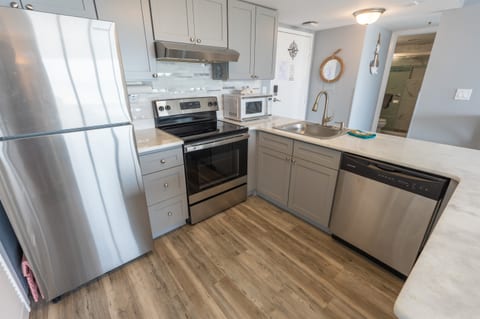 Kitchen Area with Full Sized Appliances