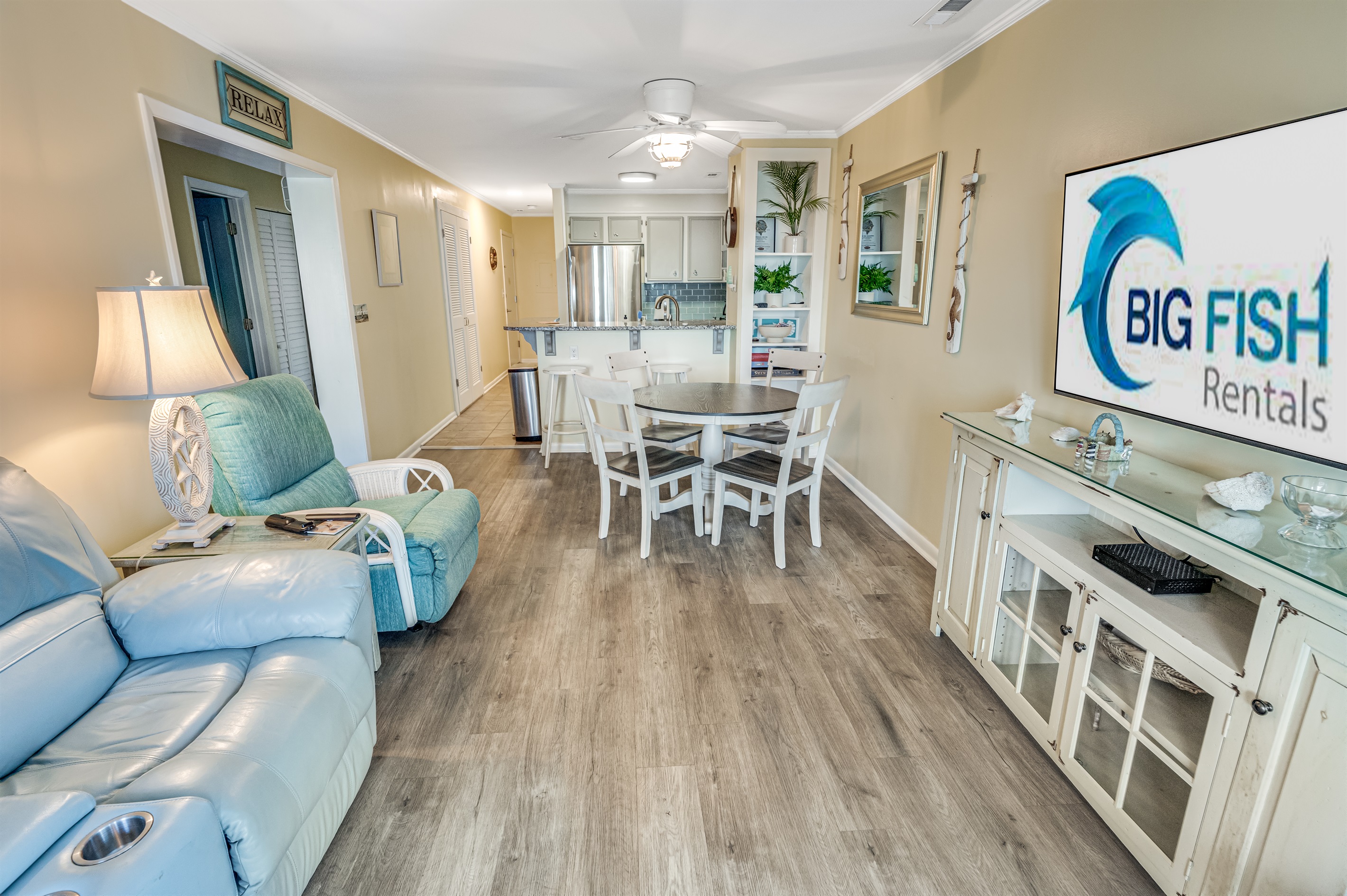 Large Family Room with Views of the Ocean