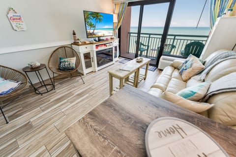 Large Living Room Area with Direct Oceanfront Views