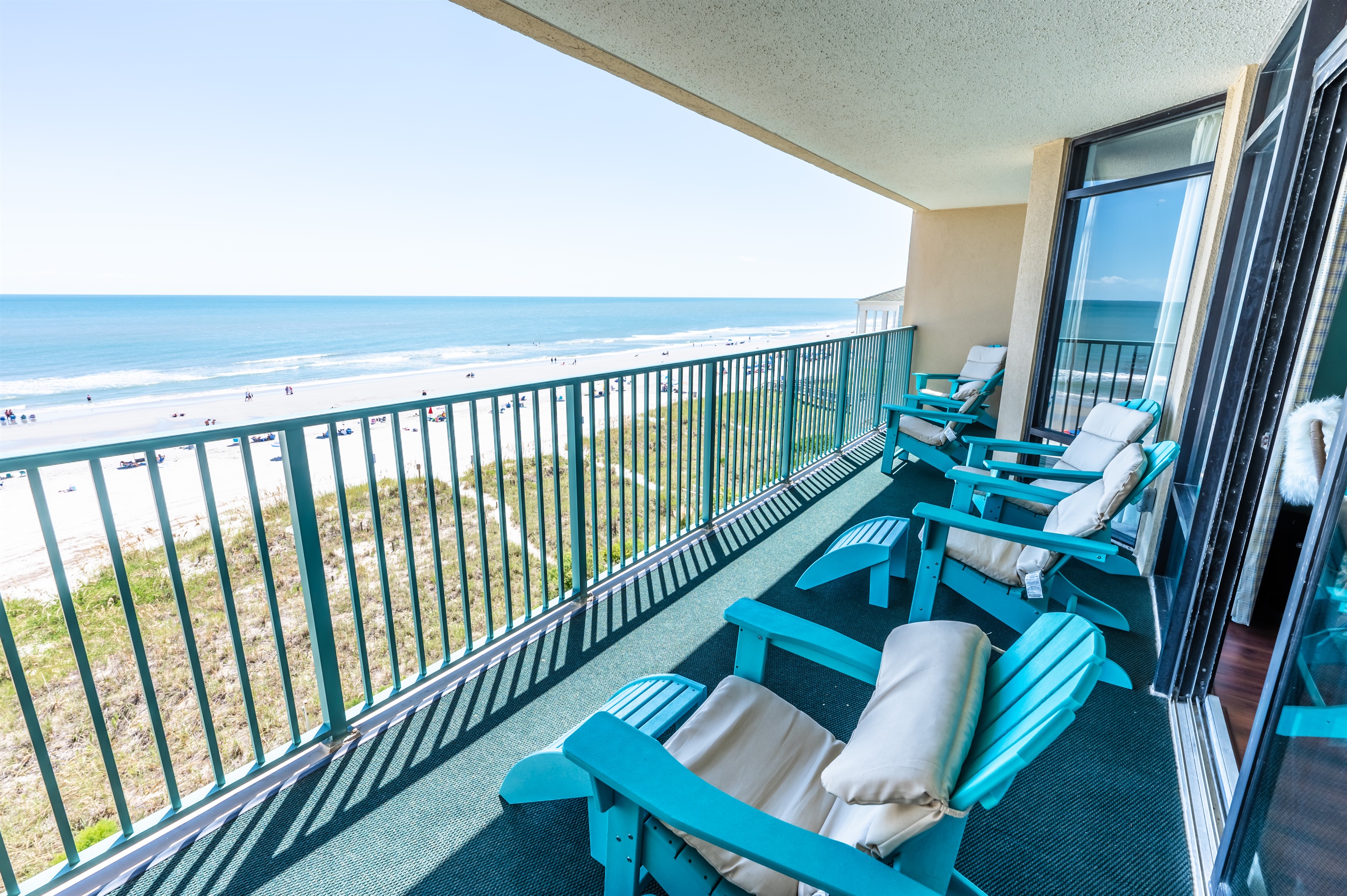 Direct Oceanfront Views from the Large Balcony