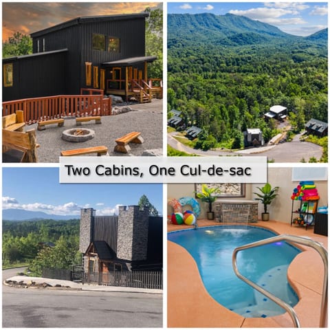 2 Cabins 1 Cul-de-sac~Indoor Pool~Hot Tubs~Game Room!