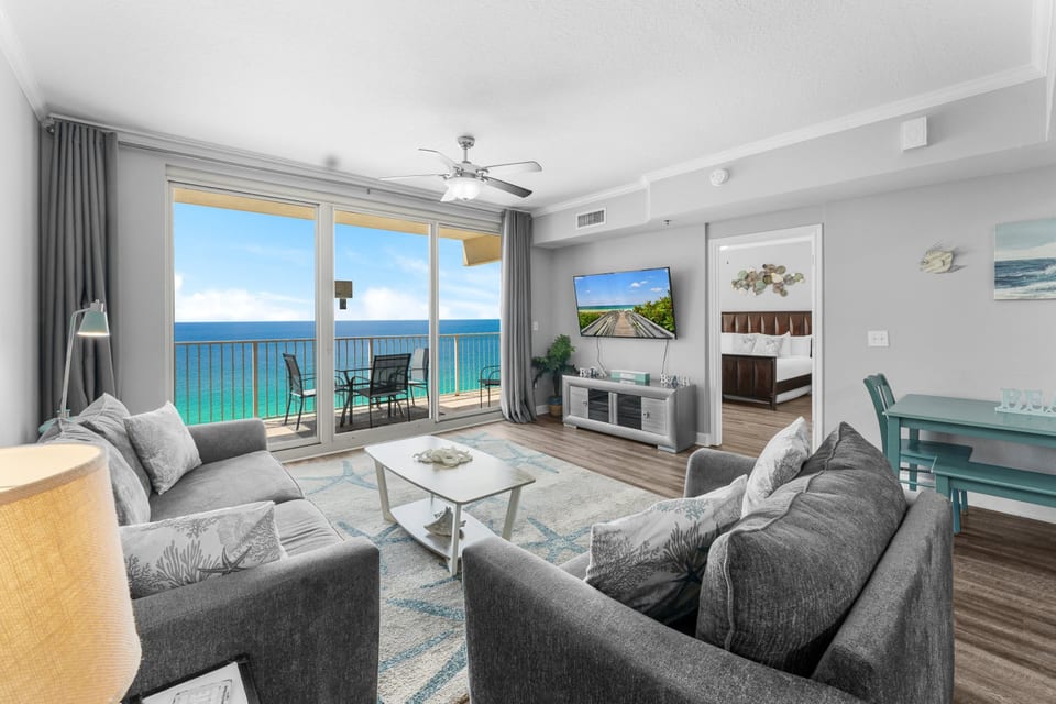Shores of Panama Chic 2-BD Beachfront Resort Condo! - Panama City Beach