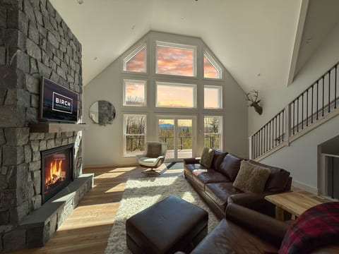 The Hideout | New, Views, Theater, Fireplace, Deck