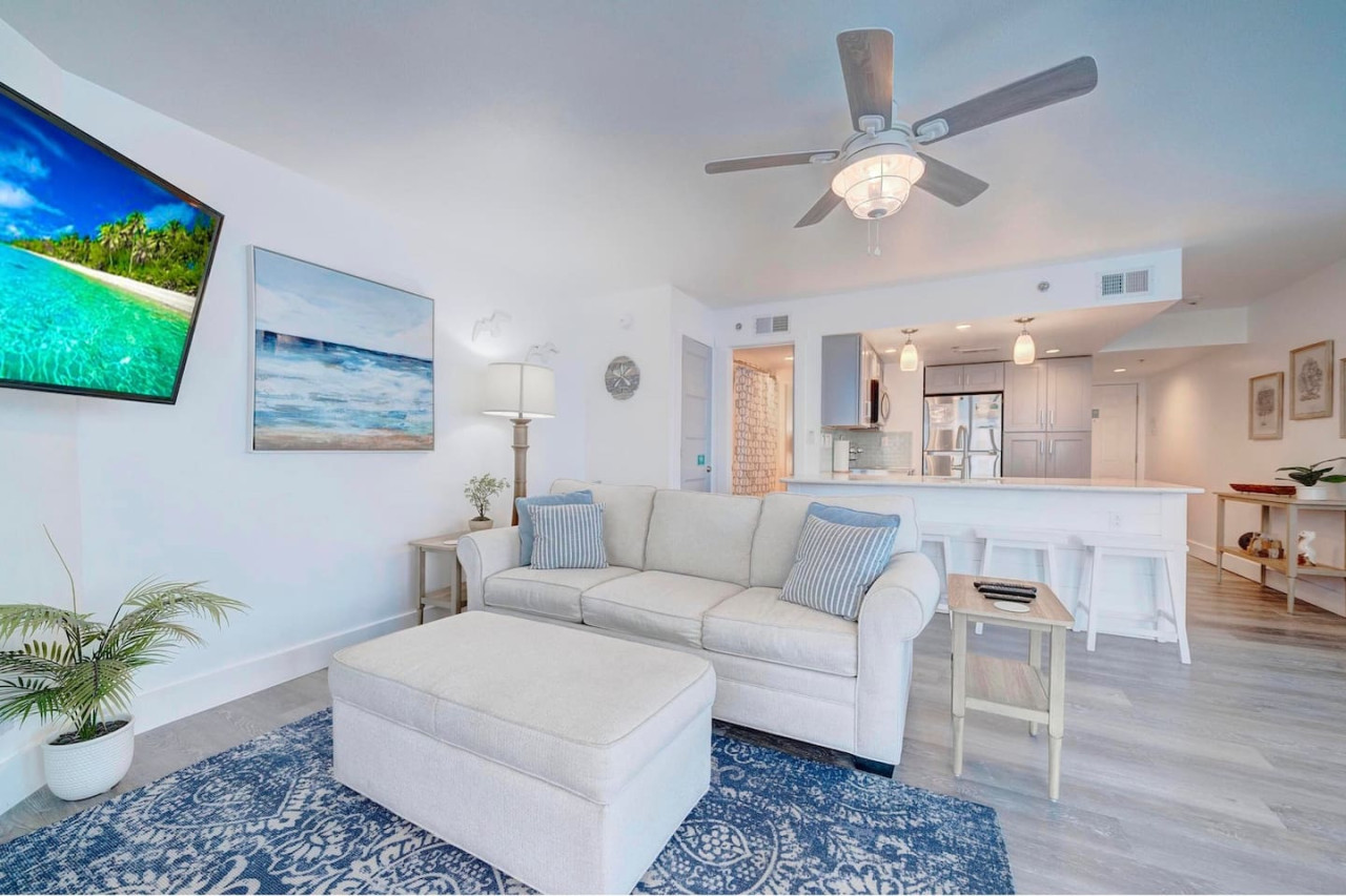 completely remodeled modern beach condo, boasting stunning ocean views