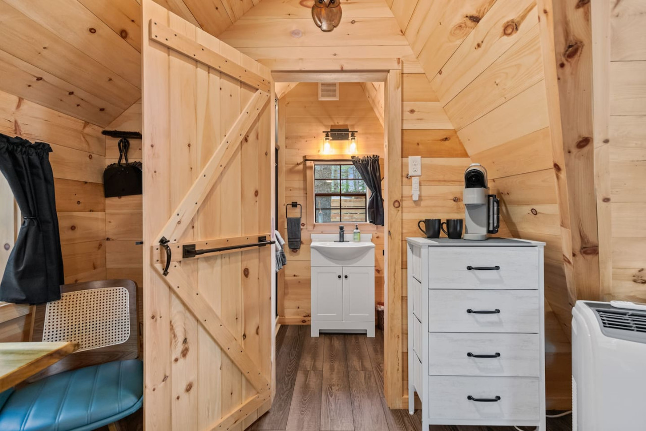 rustic-a-frame-getaway-with-hot-tub/