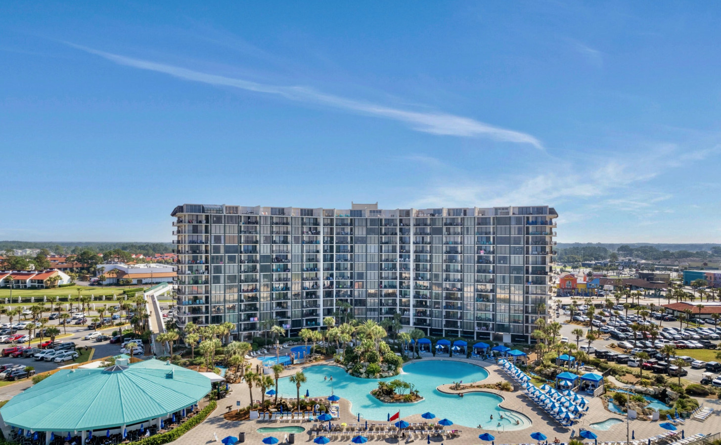 Edgewater Beach and Golf Resort, featuring a stunning lagoon-style pool, breathtaking ocean views, and easy access to top dining, entertainment, and championship golf!"