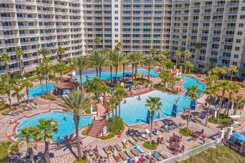 Enjoy breathtaking views of the Gulf and the stunning lagoon-style pool at Shores of Panama, just steps from the beach