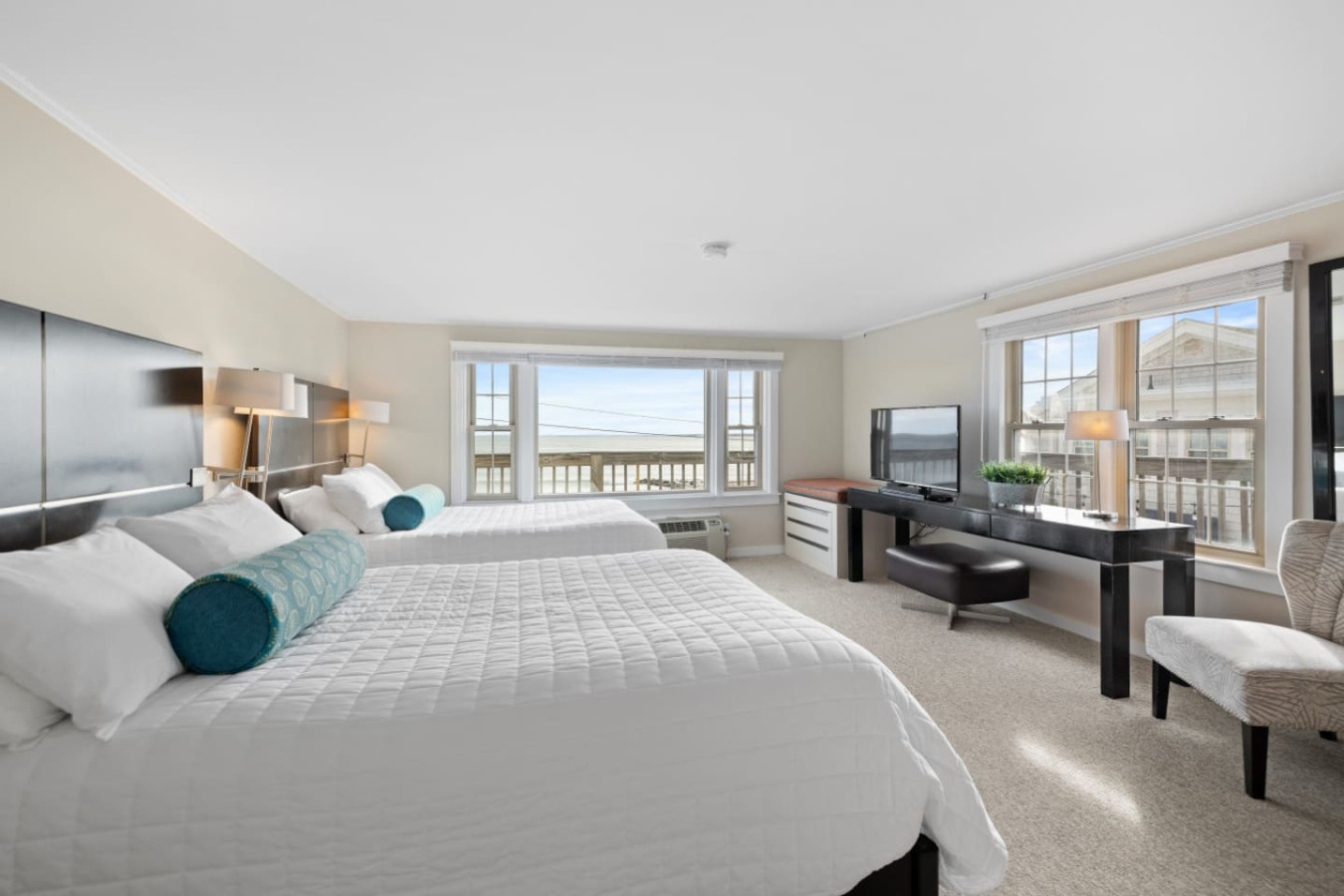 Oceanview 2 Double Bed Unit with Shared Deck