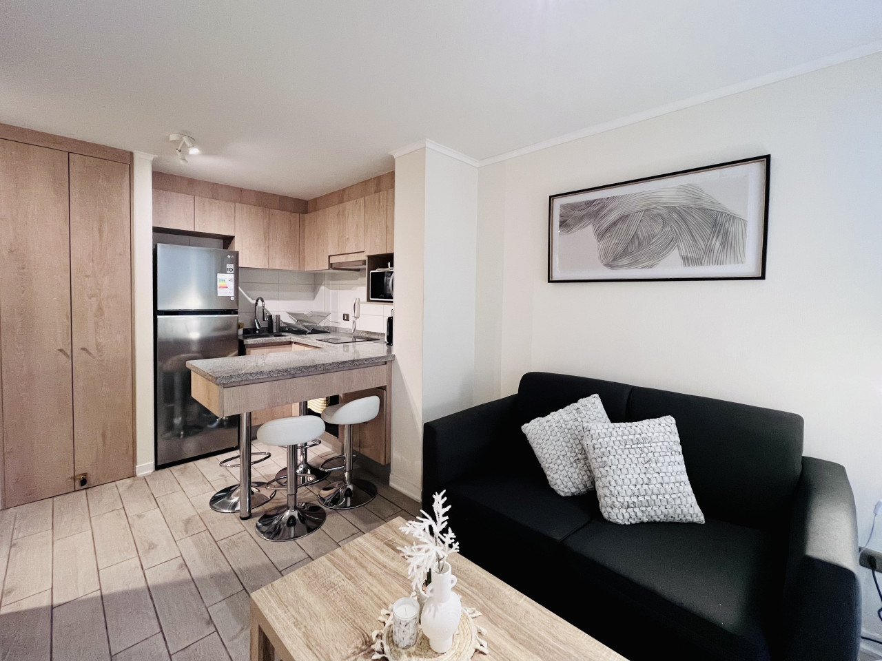 Urban Plaza Yungay | Home Office Laundry Wifi - Santiago