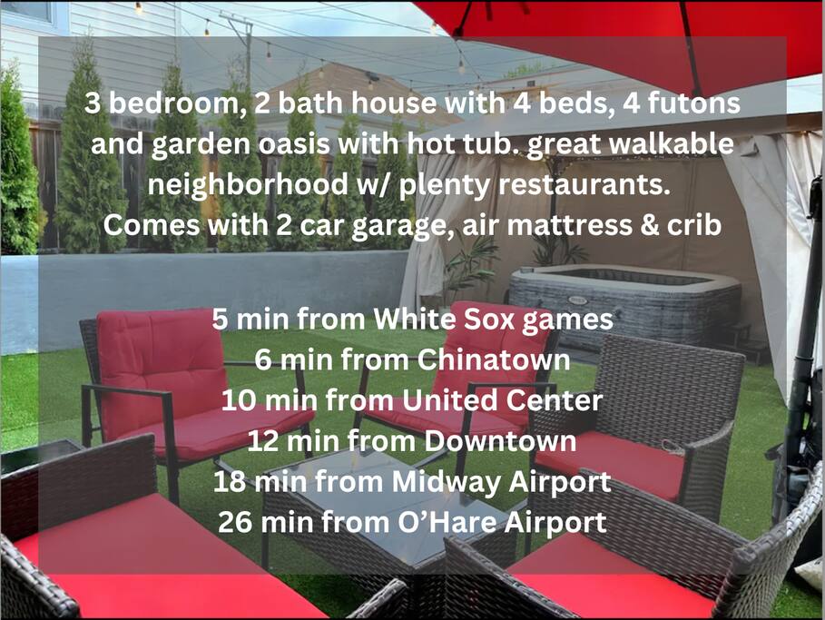 Movie Room, Sauna, Garden Oasis in Central Manor