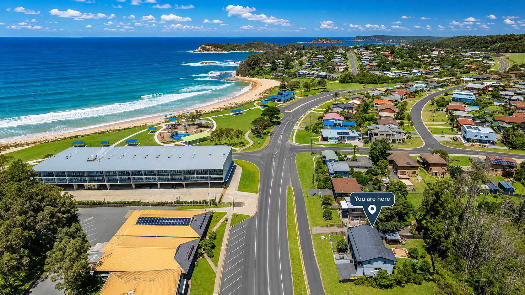 Skye’s Beach House in Malua Bay, one of Batemans Bay’s top beachside suburbs, just a 2-minute walk to Malua Bay Beach.