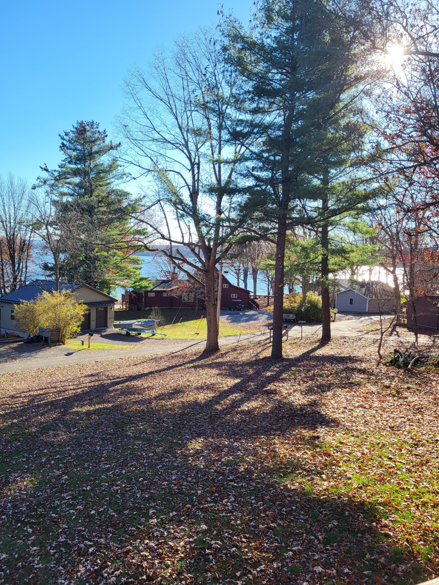 Autumn view from our house