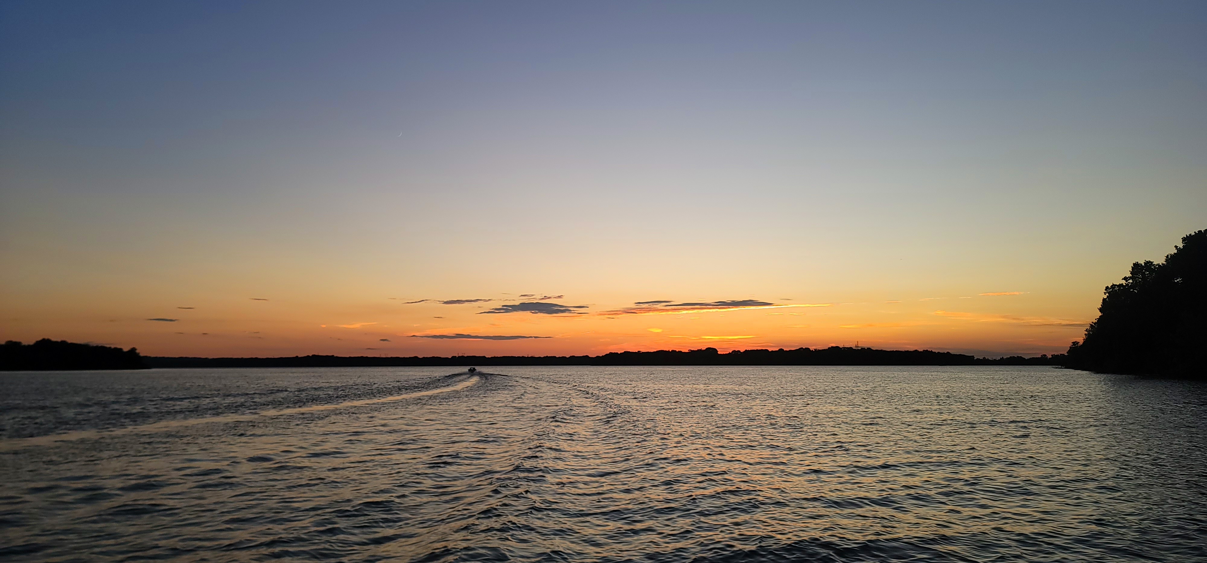 We have beautiful sunsets on Percy Priest Lake