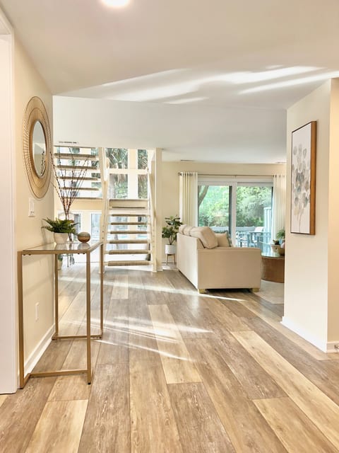 Welcome to our bright and open home. 