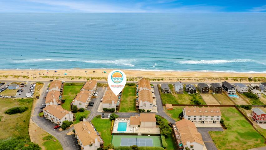 SAND, SUN, AND STARS- MODERN, SEMI-OCEANFRONT