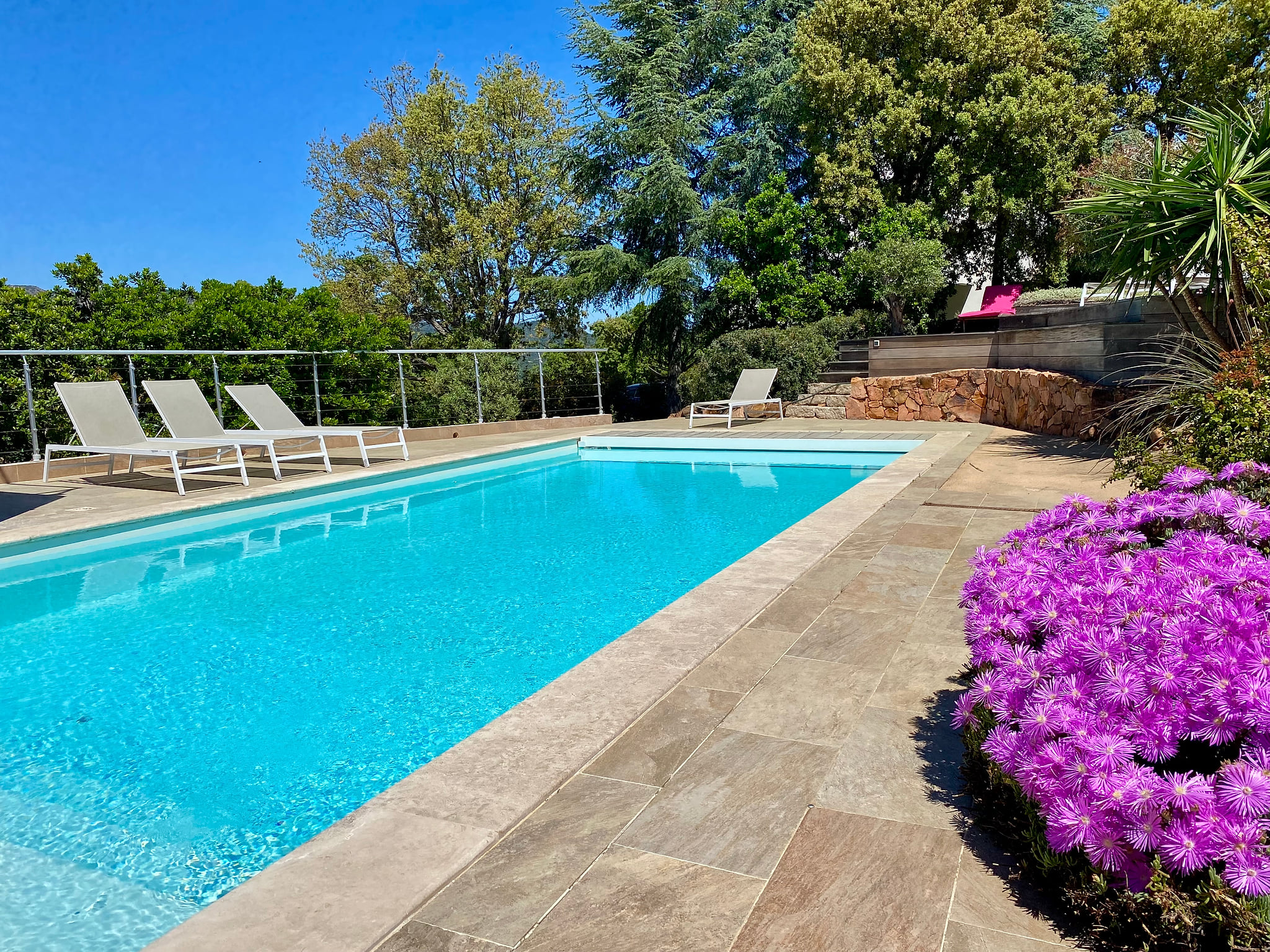 Heated pool 10,5x4m