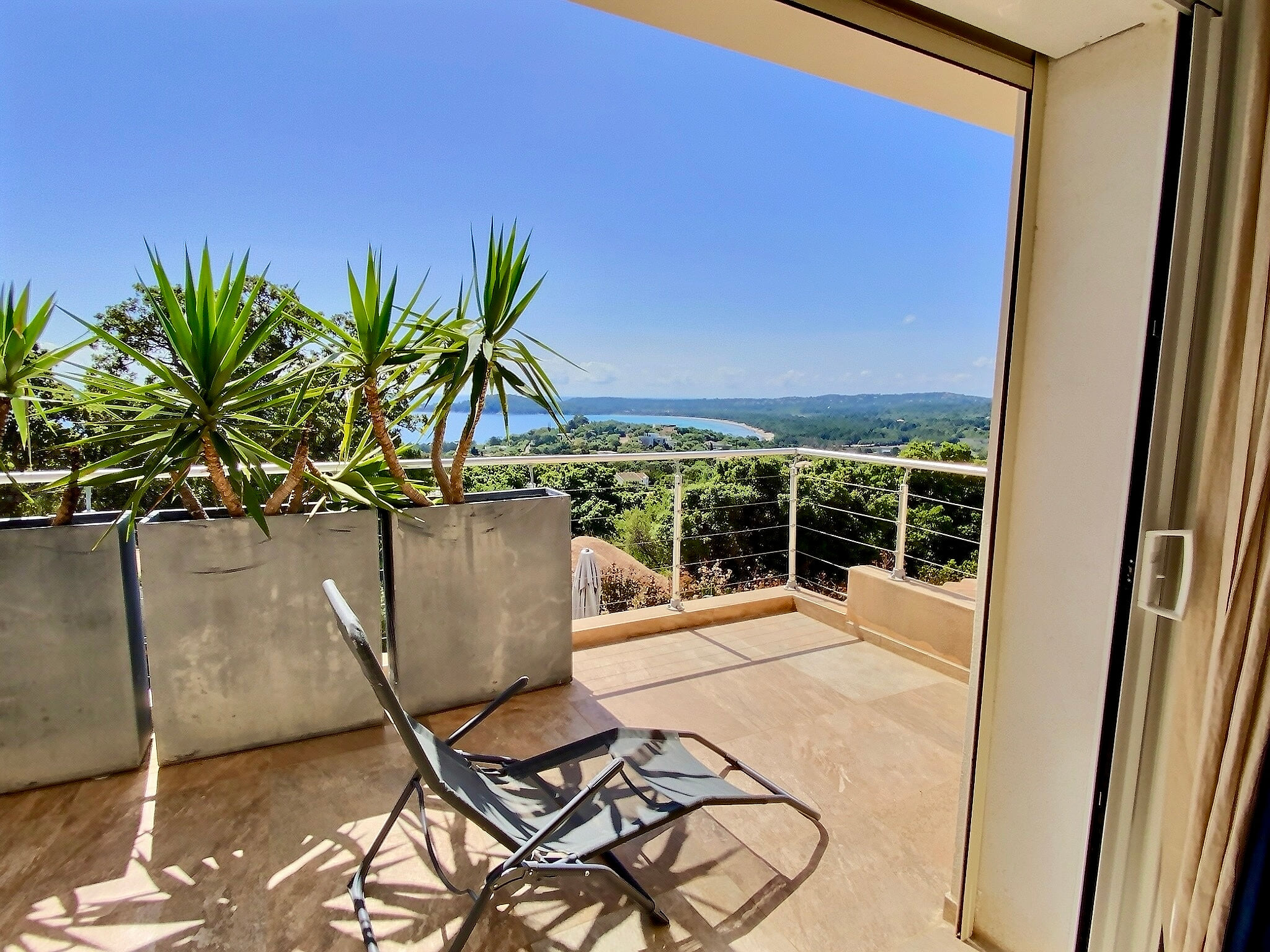 Vie from master bedroom terrace