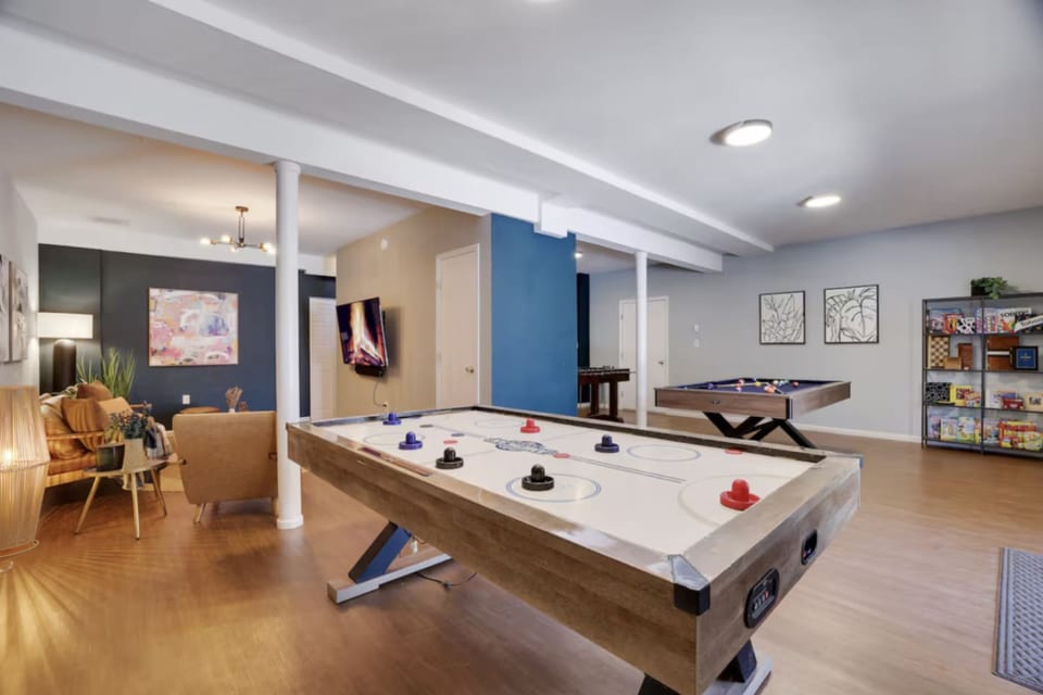 Enjoy some fast-paced fun with a game of air hockey—great for guests of all ages in the game room!