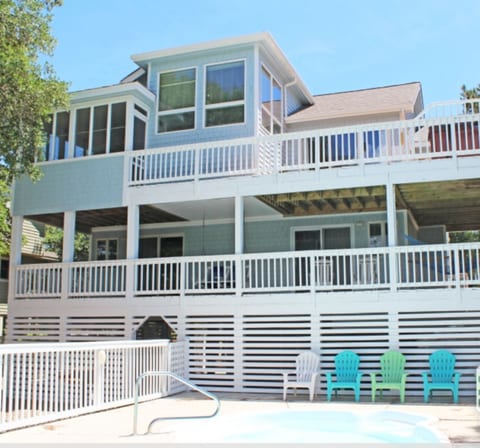 Rear of house- overlooking the lake