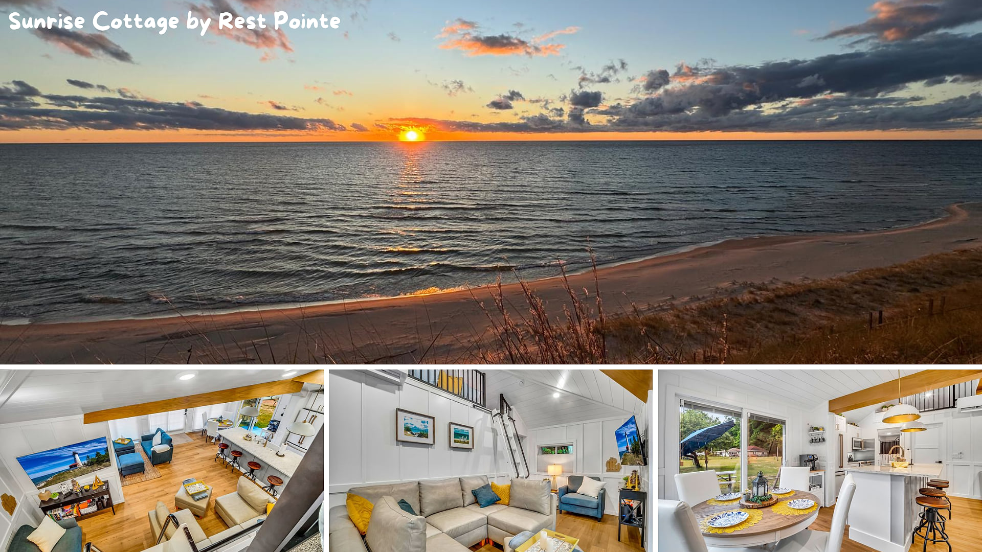 Wake up to lakefront views in cozy luxury