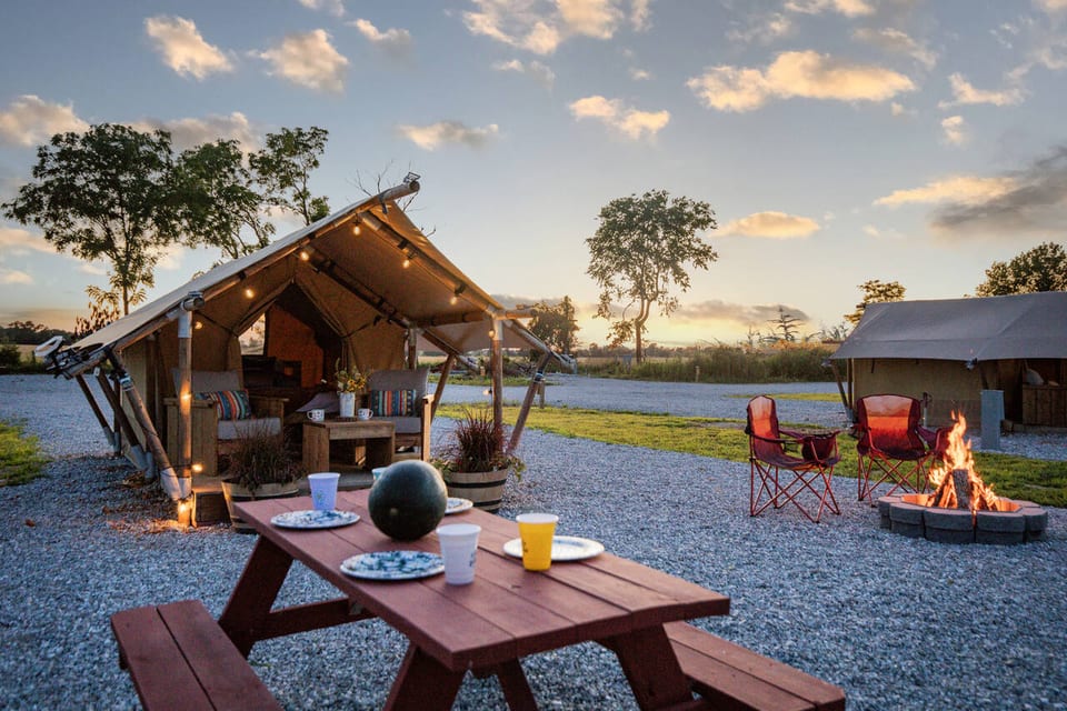 Chill by the fire, relax on the deck.