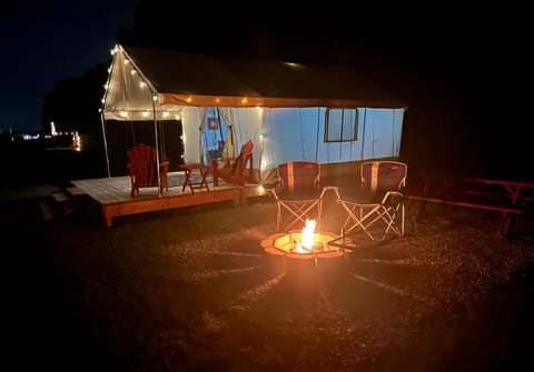stay warm by the fire