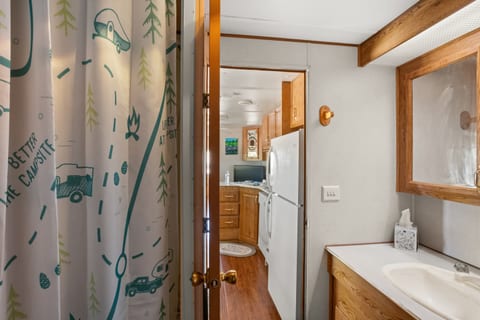 Clean restroom for guest use