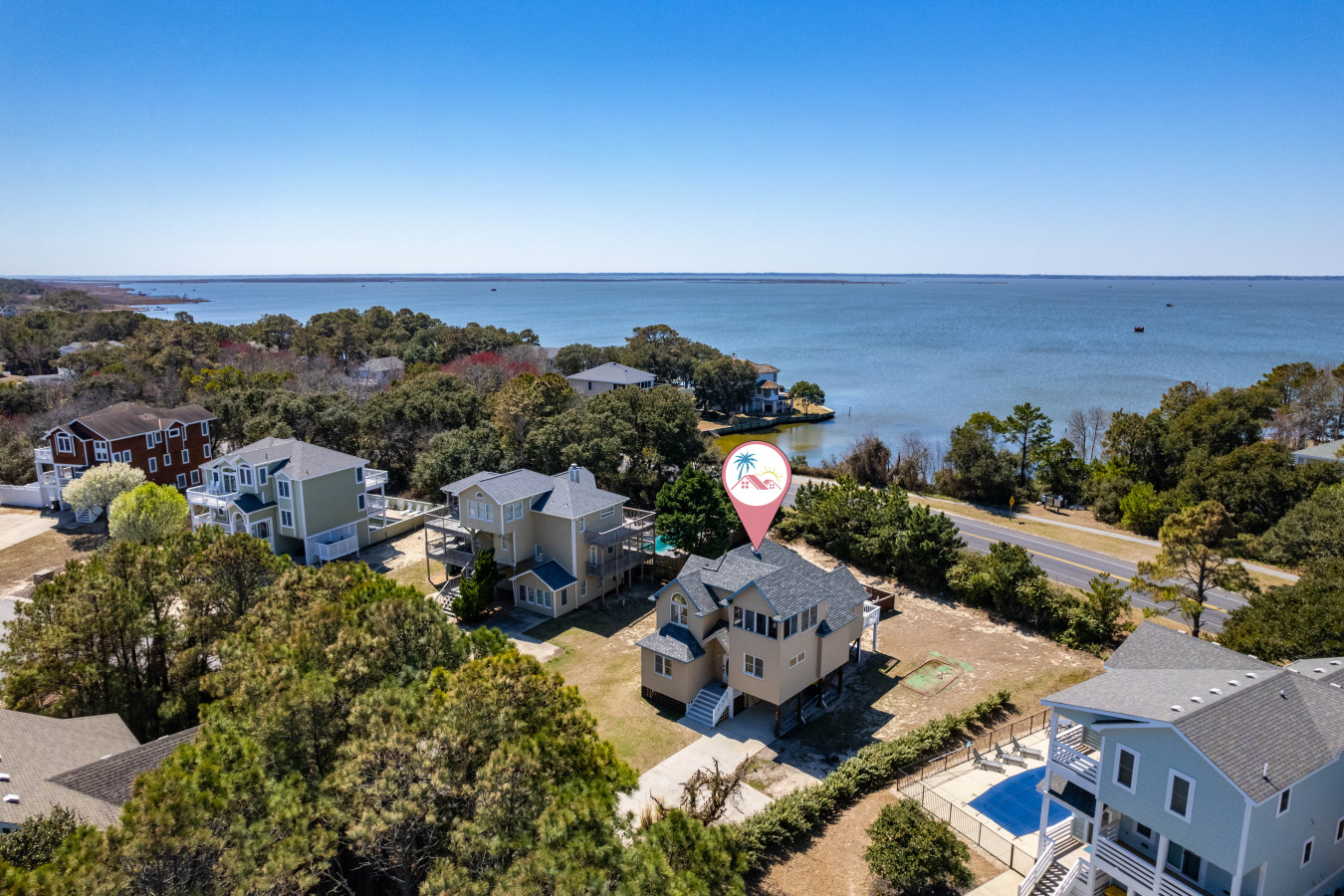 Harbor View | 3-Story Coastal Getaway • Private Fenced Pool • Walk to Corolla Beach, OBX by Rather Be Properties