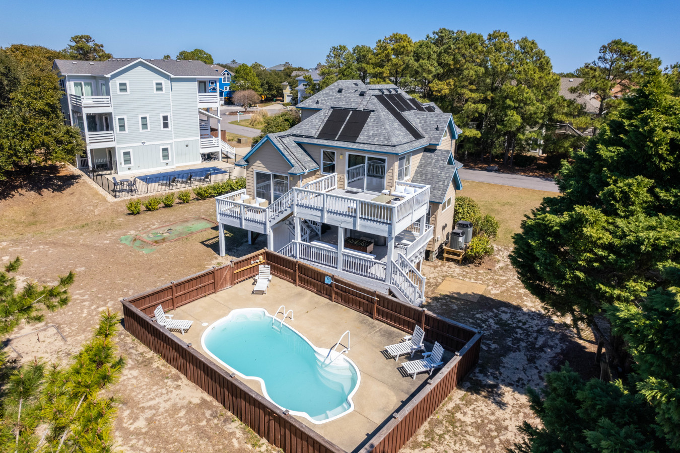 Harbor View | 3-Story Coastal Getaway • Private Fenced Pool • Walk to Corolla Beach, OBX by Rather Be Properties