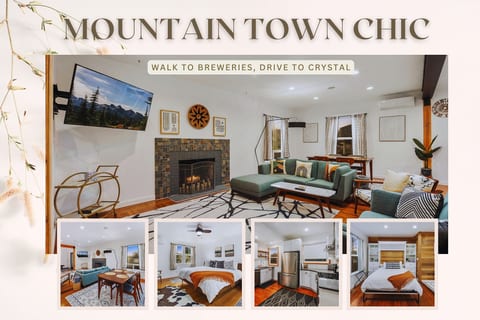 Chic 1BR Sleeps 4 Close to Mt. Rainier