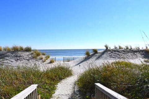 Natural Area Leading to Beach