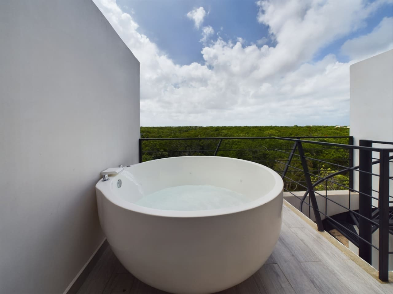 The standout feature of the rooftop terrace is the incredible view you'll get to enjoy—and best of all, the space is completely private!