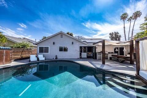 Take a refreshing dip in the crystal-clear pool, perfect for lounging and soaking up the California sun. Your ultimate relaxation spot awaits!
