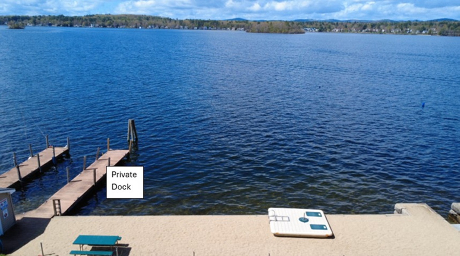 Private 36ft dock right next to the private shared beach Private 36ft dock right next to the private shared beach - Winnipesaukee Lakefront w/ Private Dock, Beach, Kayaks - Laconia