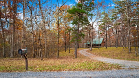 Midterm Rental | Linger Longer Cabin in Mentone on 3+ Wooded Acres