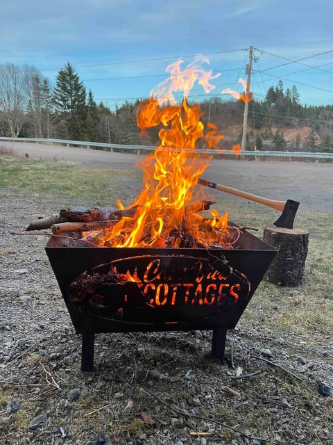 Fire pit available for use