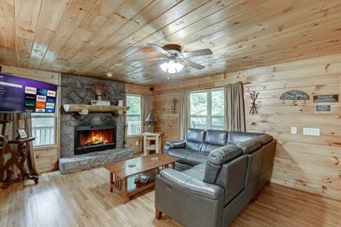 Wood Burning Fireplace