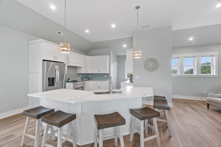 Kitchen view from dining area