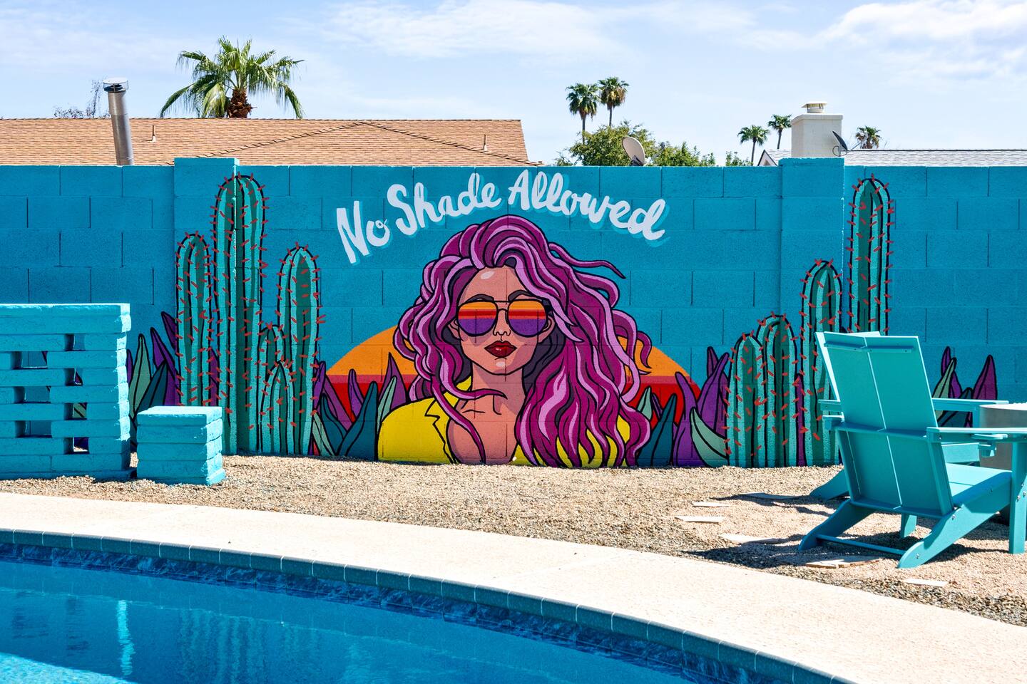 Backyard fun with games, pool, spa, BBQ and firepit